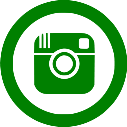 Green Instagram Logo - Green instagram 5 icon green social icons