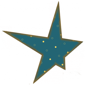 Yellow Dots with Blue Star Logo - Blue Polka Dot Star Digital Scrapbooking Free Download - yellow dots ...