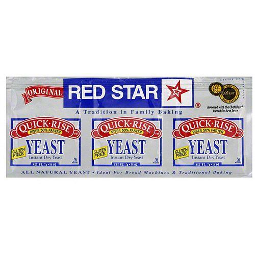 Red Star Yeast Logo - Red Star Instant Dry Yeast, .25 oz (Pack of 18) - Walmart.com