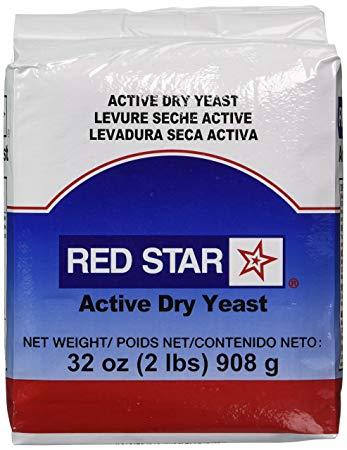 Red Star Yeast Logo - Red Star Active Dry Yeast, 2 Pound Pouch: Amazon.com: Grocery ...
