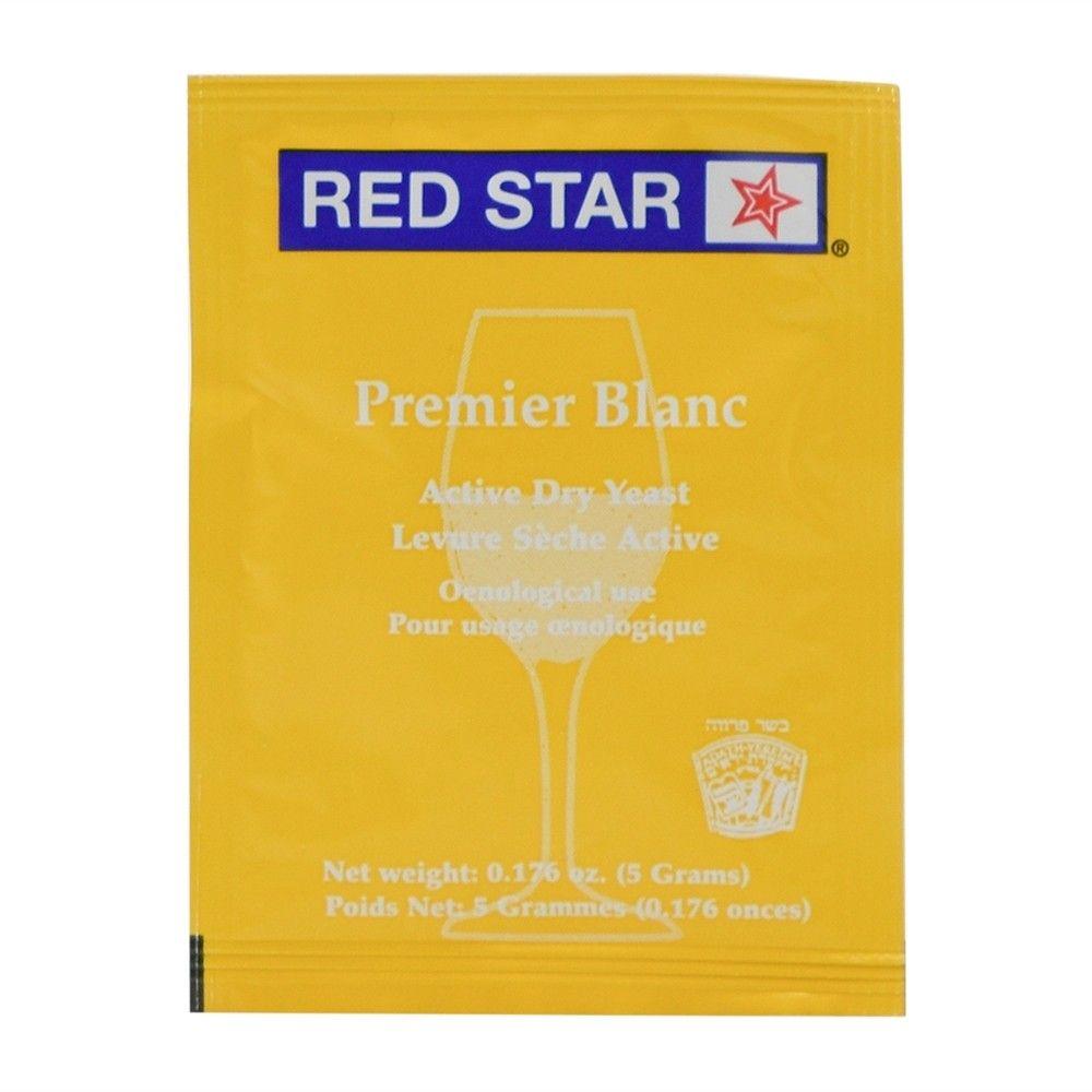 Red Star Yeast Logo - Pasteur Blanc Red Star Active Freeze-Dried Wine Yeast | Midwest Supplies