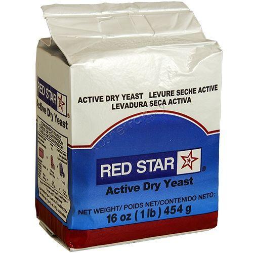 Red Star Yeast Logo - Red Star Yeast Active Dry 1 Lb., 16 Oz - KosherFamily.com: Online ...