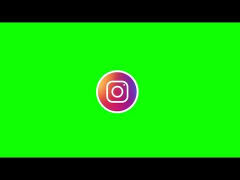 Green Instagram Logo - Instagram Logo Green Screen Animation - YouTube