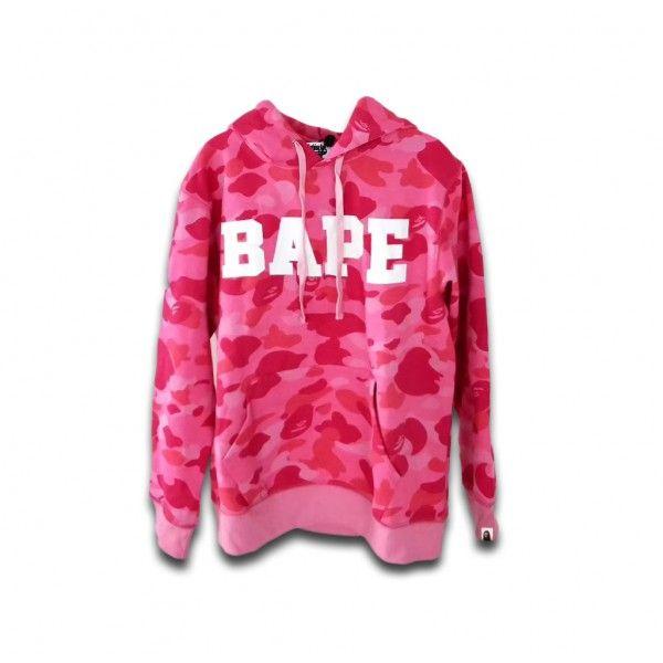 Pink BAPE Logo - NEW! A Bathing Ape BAPE Logo Camo Hoodie| Buy A Bathing Ape Online