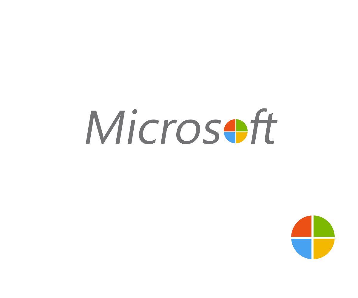 Microsoft Design Logo - 15 Famous Logos Go 20 Years Into The Future