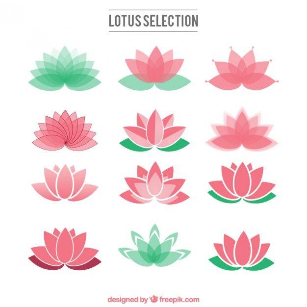 Lotus Flower Vector Art Logo - Lotus Vectors, Photos and PSD files | Free Download