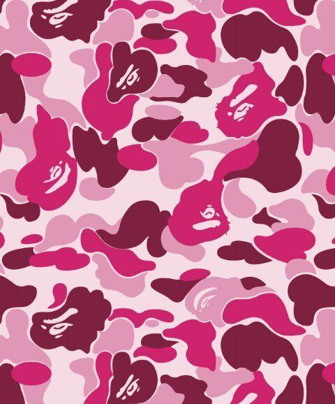 Purple BAPE Camo Logo - Bape Camo | PATTERNS | Wallpaper, Iphone wallpaper, Pink wallpaper ...