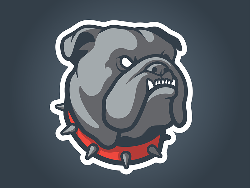 Bulldog Logo - Bulldog logo by Ruth A. King