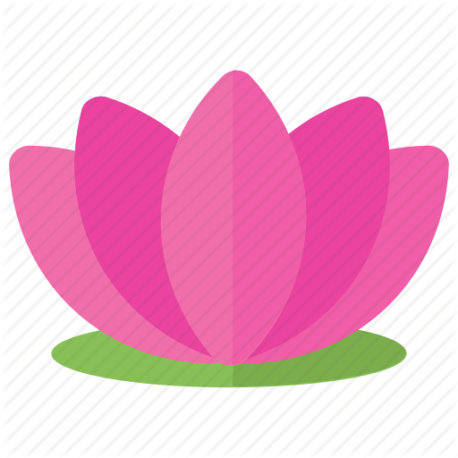 Purple Lotus Flower Logo - Lotus flower, lotus logo, purple lotus, spa flower, water lily icon