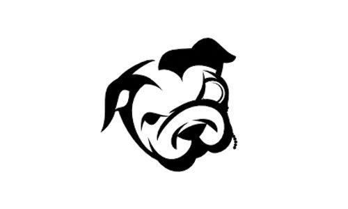 Bulldog Logo - Logo io – Out of this world logo design inspiration – Bulldog Puppy Logo