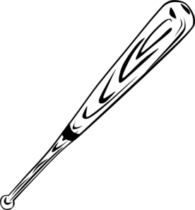 Baseball Bat Logo - Baseball Bat Svg Clip Art at Clker.com - vector clip art online ...