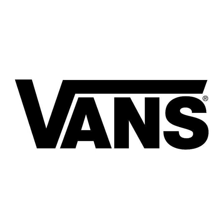 black and white logo vans