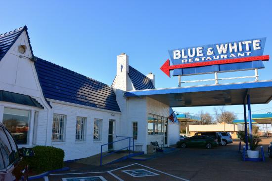 Blue and White Restaurant Logo - BLue and White Restaurant - Picture of Blue & White Restaurant ...