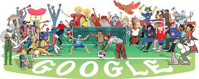 Google 2018 Logo - World Cup 2018 Google Doodle