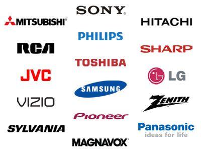 TV Brand Logo - What Reliable TV Brands Last the Longest? - Hao's TV Repair | Garden ...