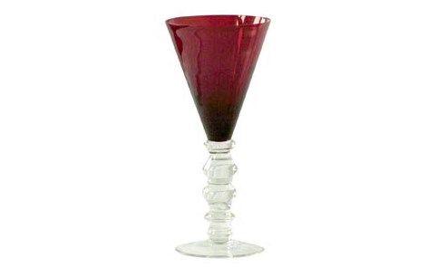 Red V-shaped Logo - Red V Shaped Goblet | Glassware Hire | Allens Catering Hire