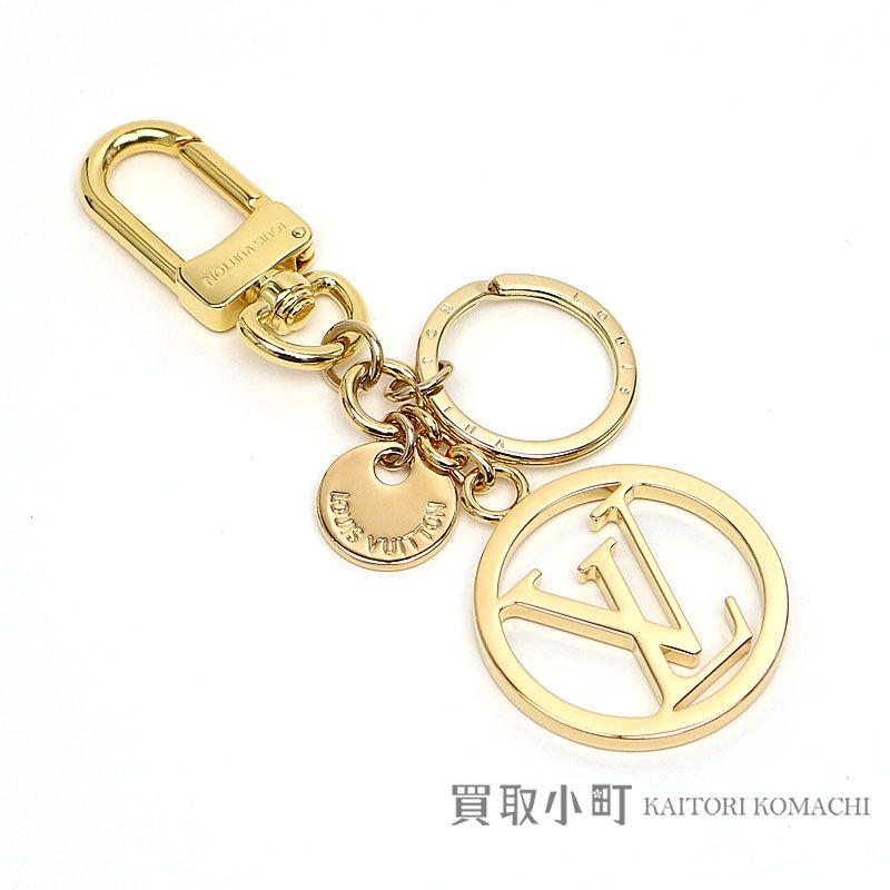 Gold LV Logo - KAITORIKOMACHI: Entering Louis Vuitton M68000 bag charm LV circle