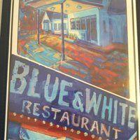 Blue and White Restaurant Logo - Blue and White Restaurant - Breakfast Spot in Tunica