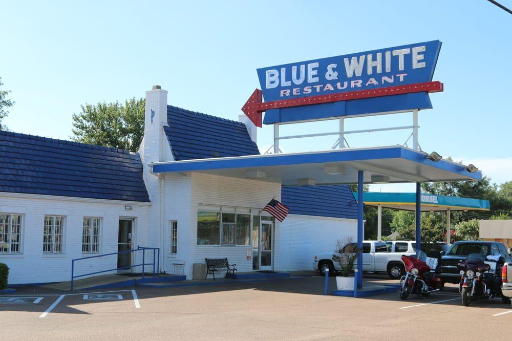 Blue and White Restaurant Logo - Blue & White Restaurant