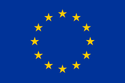 Blue and Yellow Star Logo - Flag of Europe
