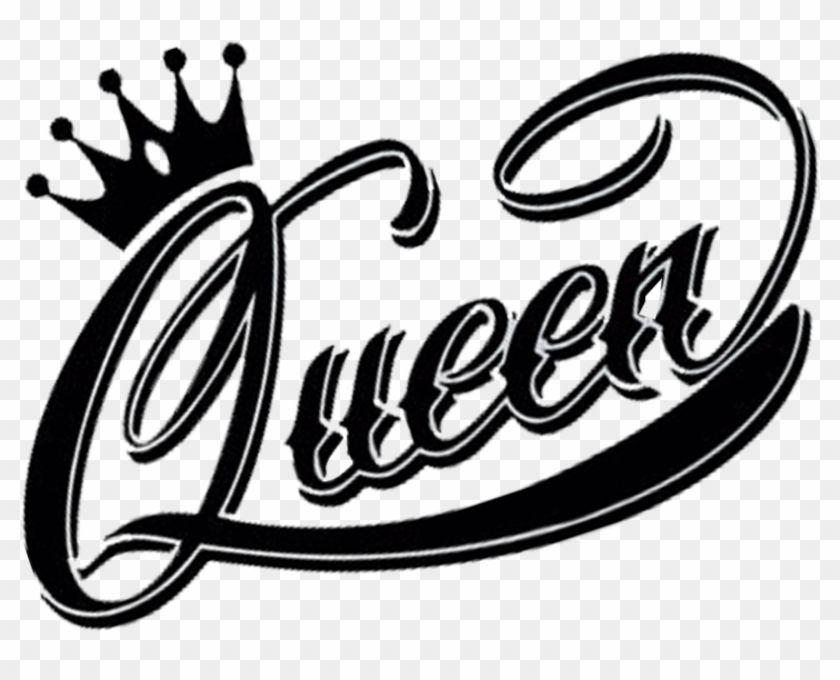 Queen Band Logo - Queen Band Logo Png Download - Queen Wall Words Princess Crown Vinyl ...