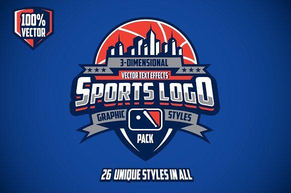 Creative Sports Logo - 3D Sports Logo Graphic Styles Pack ~ Add-Ons ~ Creative Market
