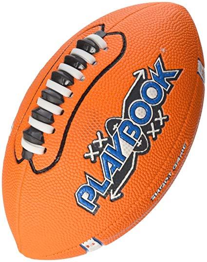 For Red Blue Orange Football Logo - Amazon.com : Franklin Mini Playbook Football with Spacelace, Yellow