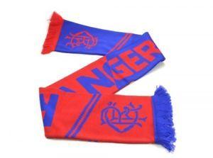 For Red Blue Orange Football Logo - Glasgow Rangers FC Football Club Blue Red Jacquard Scarf Badge Crest ...