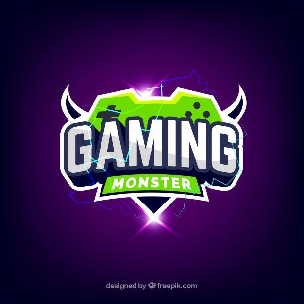 Green Gaming Logo - Green and purple gaming logo Vector | Free Download