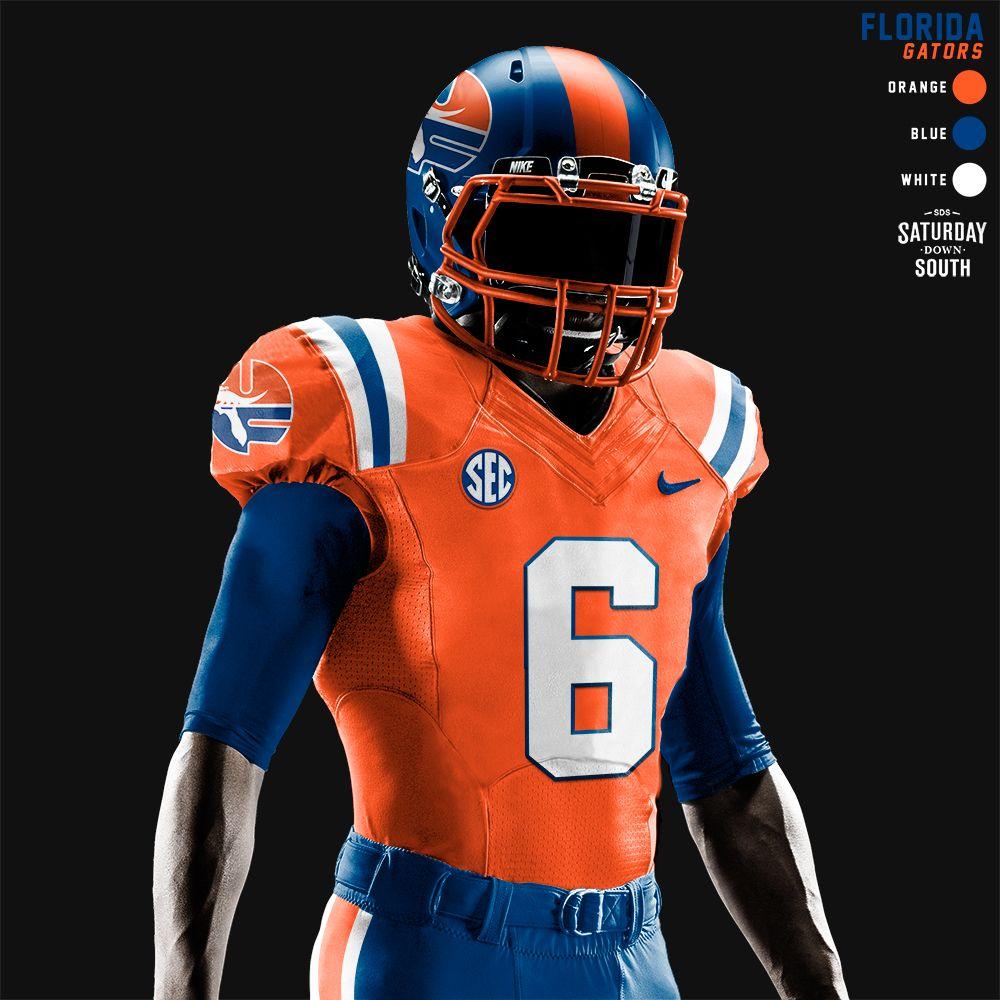 For Red Blue Orange Football Logo - Original uniform concepts for the Florida Gators