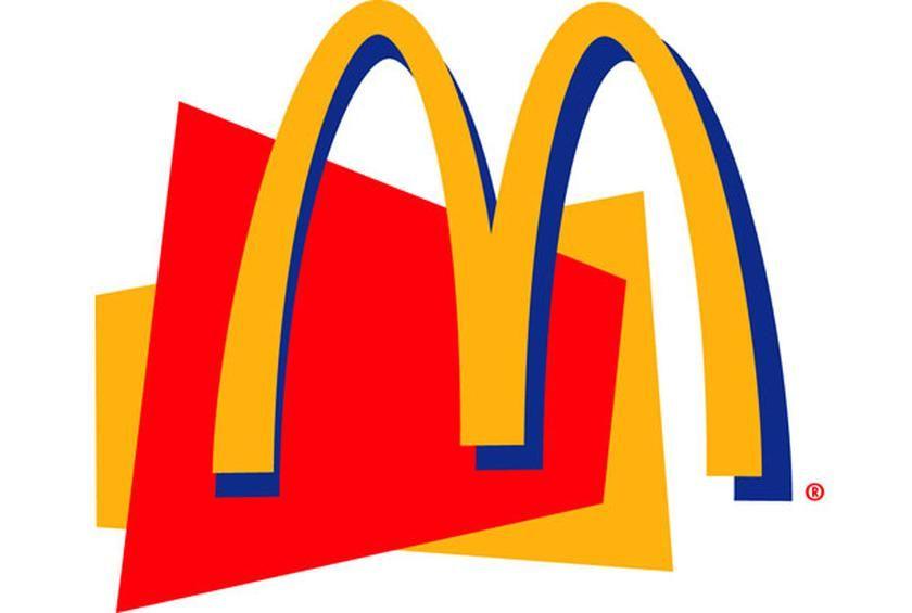 M McDonald's Logo - 1960s: The “Slant” Logo