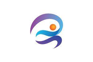 Creative Sports Logo - Wellness Sport Logo ~ Logo Templates ~ Creative Market