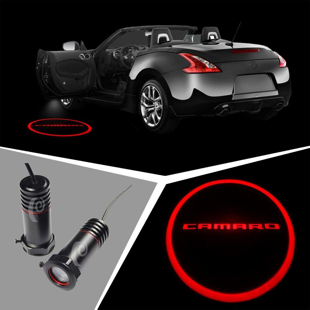 Red Circle Car Logo - 3D Laser Car Door Lamp Led Ghost Shadow Car Logo Light For CHEVROLET ...