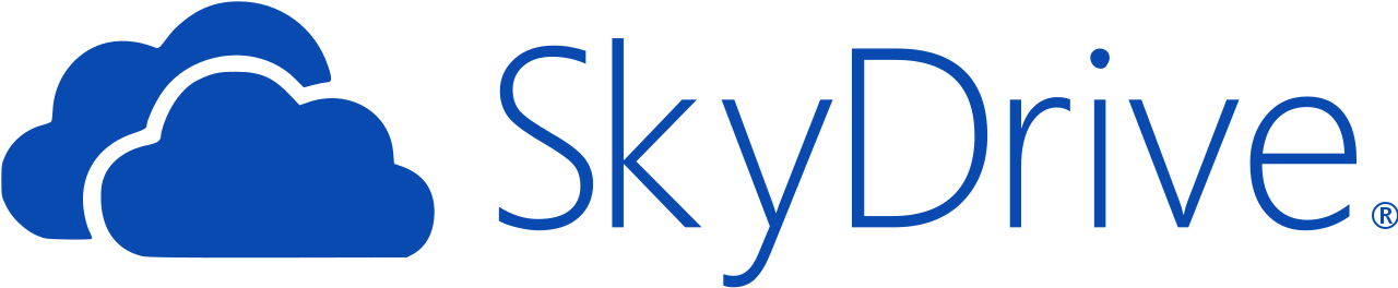 SkyDrive Logo - File:Skydrive logo and wordmark.svg - Wikimedia Commons