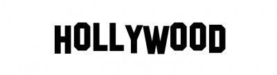 Hollywood Logo - Fonts Logo » Hollywood Logo Font