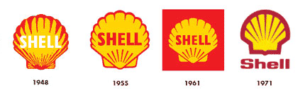 Old McDonald's Logo - Shell logo evolution. Logo Design Love