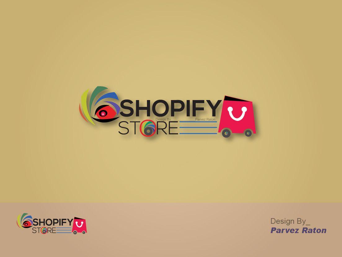 Shopify Store Logo - Shopify Store Logo Design_Parvez Raton by Parvez Raton. Dribbble