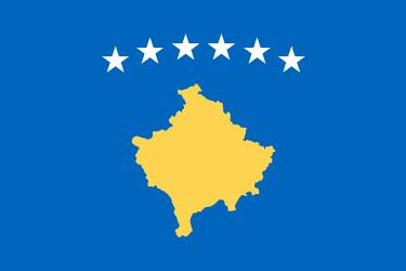 Blue White Yellow Flag Logo - Flag of Kosovo | Britannica.com
