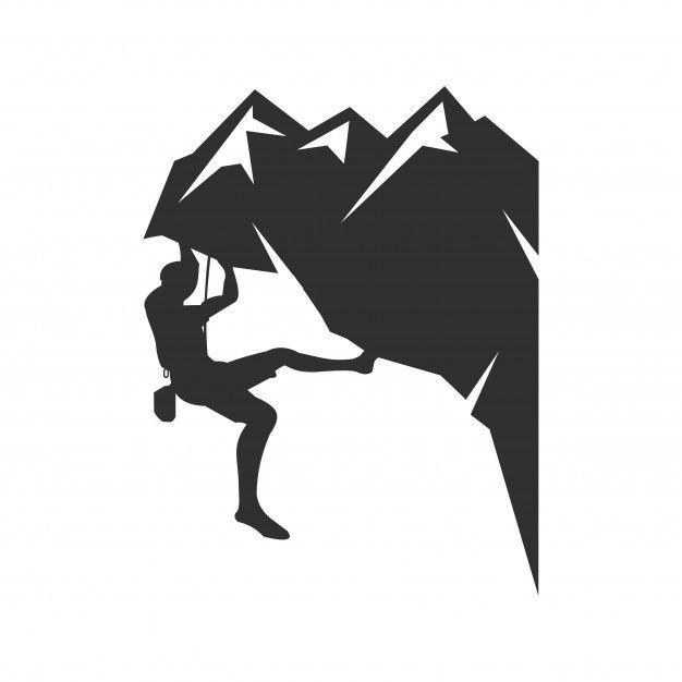 Climbing Logo - Mountain climbing logo Vector | Premium Download