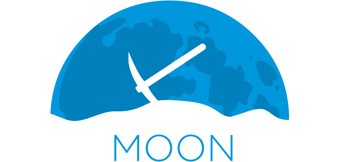 Blue Moon Logo - Blue Moon Mining