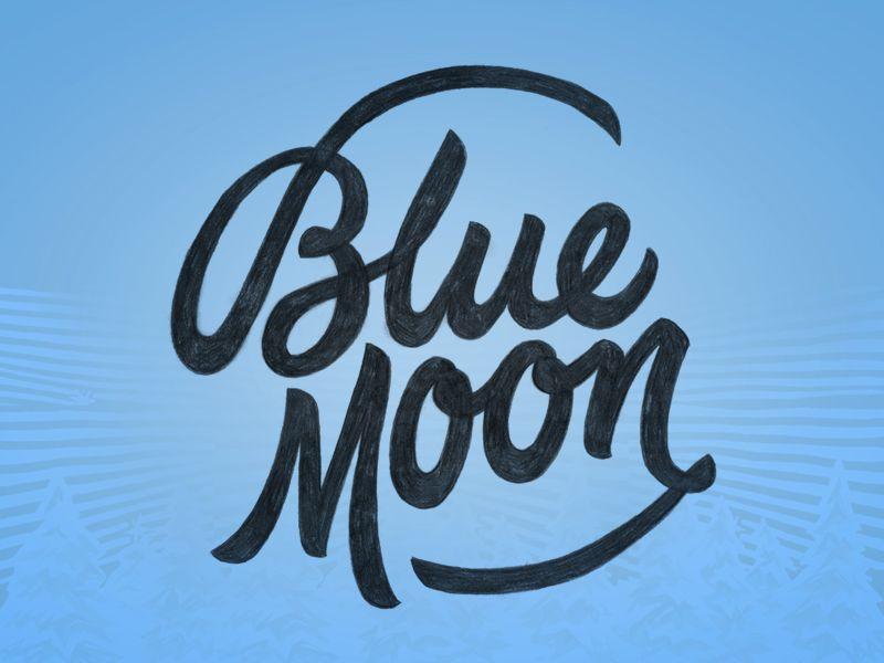 Blue Moon Logo - Blue Moon Logotype by Scott Biersack | Dribbble | Dribbble