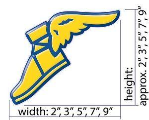 Who Has a Wing and a Foot Logo - Goodyear Wing Foot Logo Printed Vinyl Sticker For Car Bumper, Window