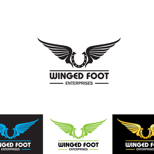Who Has a Wing and a Foot Logo - logo for Winged Foot Enterprises | Logo design contest