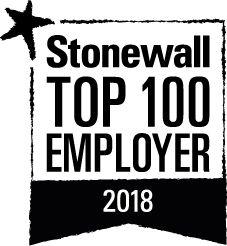 Stone Wall Logo - Stonewall Diversity Champion
