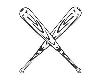 Baseball Bat Logo - Baseball bat svg | Etsy