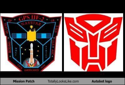 Autobot Logo - Mission Patch Totally Looks Like Autobot Logo Looks Like