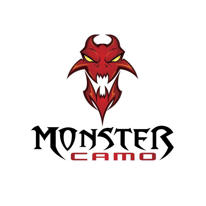 Camo Monster Logo - Logo and Branding Design. Mascot Branding And Logos