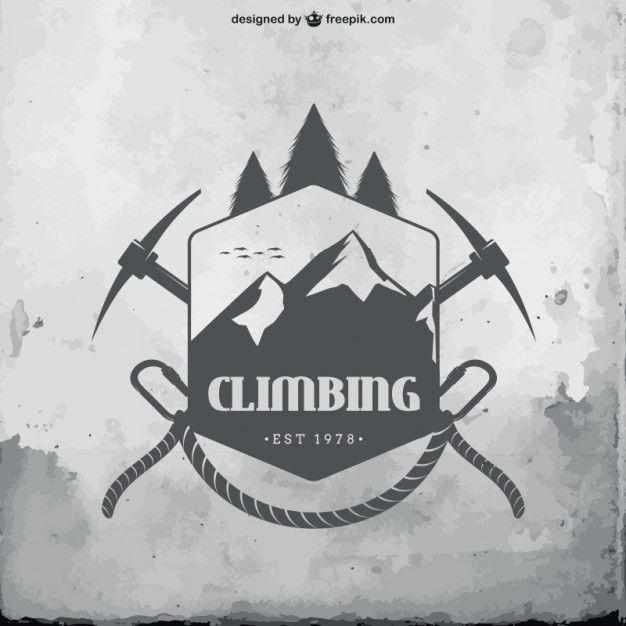 Climbing Logo - Climbing badge Vector | Free Download