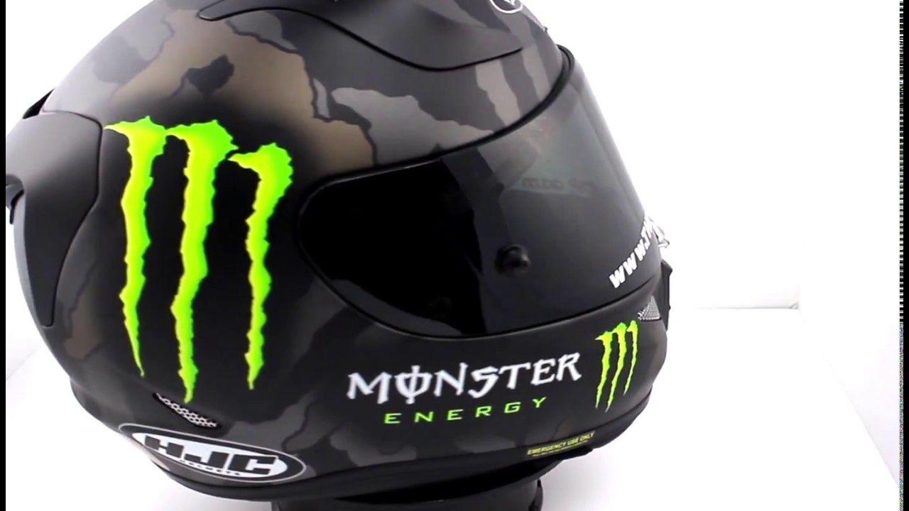 Camo Monster Logo - HJC RPHA 11 Monster Energy Helmet CAMO - TheVisorShop.com - YouTube
