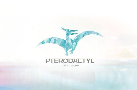 Pterodactyl Logo - Pterodactyl Logo ~ Logo Templates ~ Creative Market